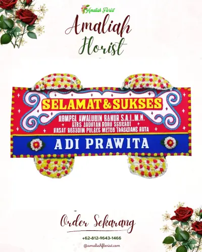 Karangan Bunga Ucapan Selamat di Cimuja