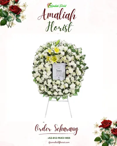 Krans Bunga Duka Cita di Cimuja